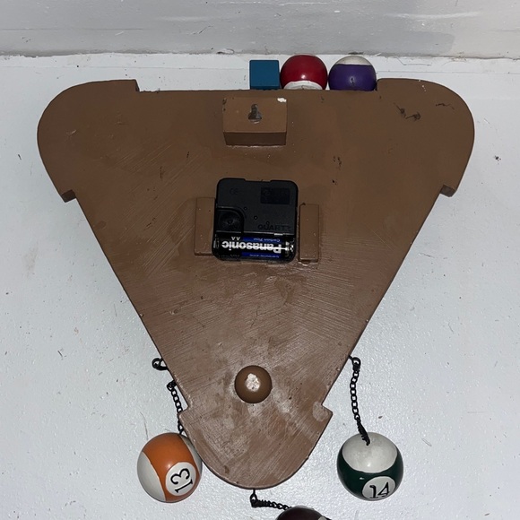 Vintage Billiards Wallclock WORKING - Picture 4 of 4